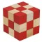 Joc logic IQ 3D Puzzle Cub natur-rosu, Fridolin