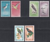 Noua Zeelanda 1959, 1961, 1962 - Păsări, 3 Serii, MNH