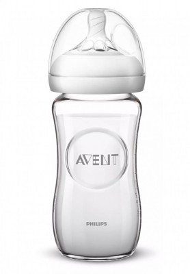 Biberon Sticla Philips Avent Natural Cu Tetina Debit Lent SCF053/17 61507419 foto