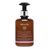 Apa micelara demachianta cu trandafir si miere, 300 ml, Apivita