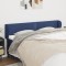 Gossi tablie de pat cu aripioare, albastru, 183x23x78/88 cm textil