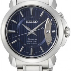 Ceas Barbati, Seiko, Premier Perpetual Calendar SNQ157P1 - Marime universala