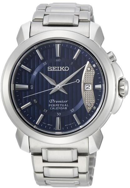 Ceas Barbati, Seiko, Premier Perpetual Calendar SNQ157P1 - Marime universala