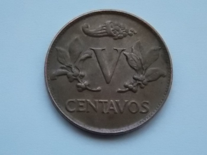 V CENTAVOS 1970 COLUMBIA