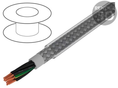 Cablu ecranat Pro-Met 9G0,5mm2 cupru cositorit PVC - ALPHA WIRE foto