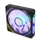 Ventilator HAVIT F2096, RGB, 1800RPM, 30dB, 3W, Negru