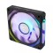Ventilator HAVIT F2096, RGB, 1800RPM, 30dB, 3W, Negru