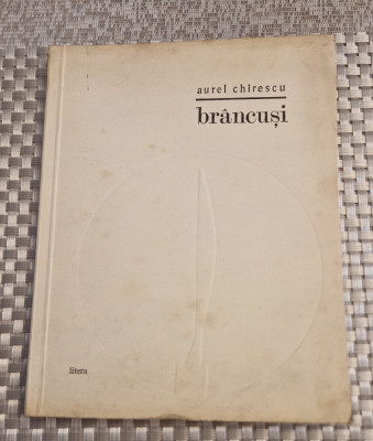 Brancusi poema Aurel Chirescu cu autograf foto