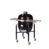 STARTER SET Grill ceramic cu carbuni LeChef ProSerie 2.0 negru, Monolith Essential GrillCooking