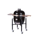 STARTER SET Grill ceramic cu carbuni LeChef ProSerie 2.0 negru, Monolith Essential GrillCooking