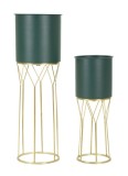 Mauro Ferretti Suport Vazagrent Set 2 Bucati cm &Oslash; 23X70-19X50 | Aosom Romania