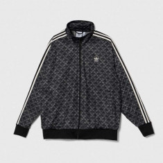 adidas Originals bluză bărbați, culoarea negru, cu imprimeu IS0218