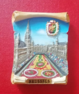 M3 C1 - Magnet frigider - Tematica turism - Belgia 2 foto