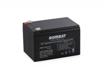 Acumulator stationar pentru UPS 12A/12V Rombat - HGL12-12 SafetyGuard Surveillance foto