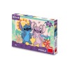 Puzzle XL - Stitch si Angel la plaja (100 piese), Dino