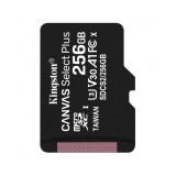 Kingston - Memory Card Canvas Select Plus (SDCS2/256GBSP) - Android A1 MicroSDXC, 256GB, Class 10 / UHS-1 U3 - Black