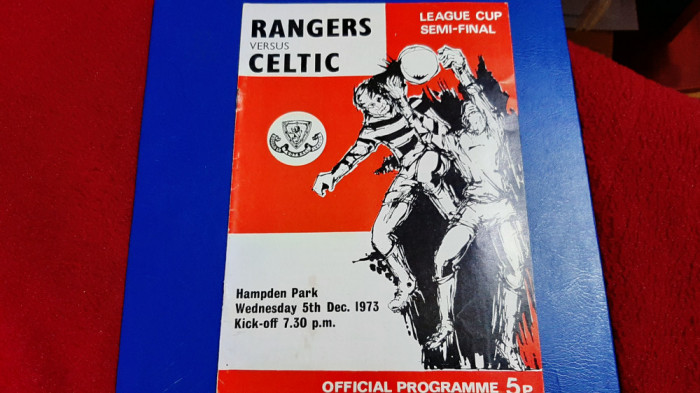 program Rangers - Celtic Glasgow [semif. Cupa Ligii]