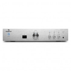 Amplificator HiFi argintiu, AUX, bluetooth AV2-CD508BT foto