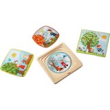 Puzzle din lemn in straturi - Anotimpurile, Haba