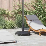 vidaXL Baze pentru umbrele de exterior Gri &icirc;nchis 48 x 48 x 32.5 cm
