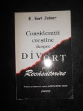 E. Earl Joiner - Consideratii crestine despre divort si recasatorie