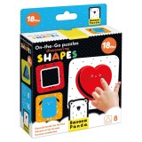 Primul meu puzzle, Banana Panda, On-The-Go, Descopera forme, 16 piese