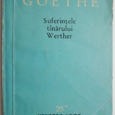 Suferintele tanarului Werther – Goethe