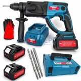 Cumpara ieftin Ciocan rotopercutor 4500bpm, 2 acumulatori 48v, Brushless, SDS-PLUS, Campion CMP1832