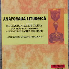 Anaforaua liturgica - Pr. Prof. Nicolae Feier// 2013