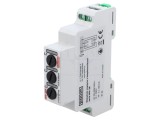 Indicator tensiune 3x400VAC POLLIN WN-3BK pentru șină DIN IP20