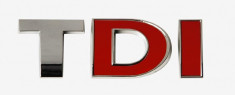 Emblema TDI ( doua litere rosii ) T01 foto