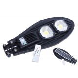 Lampa solara stradala 100w, LED COB, telecomanda, senzor de miscare,