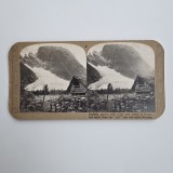 Fotografie de colectie stereoscopica, Ghetar din Supfielle , Norvegia, Europa, ca. 1905-1910