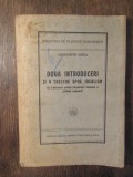 Două introduceri și o trecere spre idealism - Constantin Noica