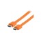 Cablu HDMI - HDMI High speed plat cu eternet 2m portocaliu VALUELINE