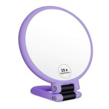 Oglinda cosmetica dubla fata, rotire 360 grade, inaltime reglabila, burete EVA anti-alunecare, rezistent la coroziune si rugina, Oem