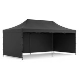 Cort pavilion de gradina 3x6 m, pliabil, impermeabil, cu 3 pereti
