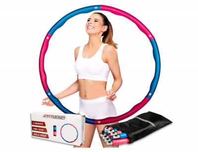 Cerc Hula Hoop Ideal pentru fitness ActiveVikings, 6-8 segmente - RESIGILAT foto