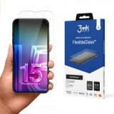 Cumpara ieftin Folie de protectie Ecran 3MK FlexibleGlass pentru Apple iPhone 15, Sticla Flexibila, Full Glue
