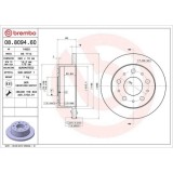 Set disc frana Citroen Jumper 2 Box 04.06-, Jumper 2 Bus 04.06-, Jumper 2 04.06-; Fiat Ducato Box ( 250) 07.06-, Ducato Bus (250) 07.06-, Ducato (250, BREMBO