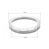 Carcasa led 210mm pentru slefuitoare rigips, KP2786