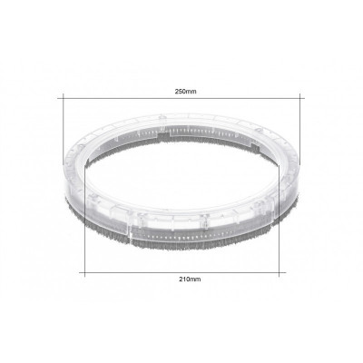 Carcasa led 210mm pentru slefuitoare rigips, KP2786 foto