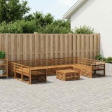 Cumpara ieftin Set de canapele de exterior 10 buc. 9-Locuri natural