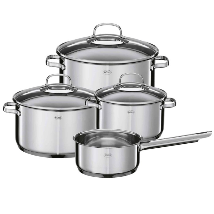 Set oale, R&Ouml;SLE, 4 piese, Elegance, Otel Inoxidabil 18/10 Essential GrillCooking