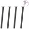 vidaXL Picioare masă consolă, antracit, 4 buc., 72 cm, oțel 4012494
