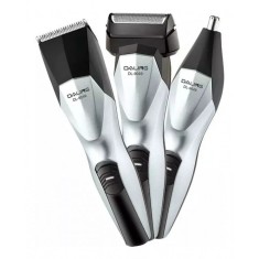 Set Aparat de Tuns Facial 3 in 1, Model DL-9049 cu 3 capete detasabile, 17 cm