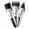 Set Aparat de Tuns Facial 3 in 1, Model DL-9049 cu 3 capete detasabile, 17 cm