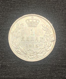 Moneda 1dinar 1915 argint Serbia