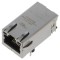 Conector RJ45 ecranat cu diodă LED