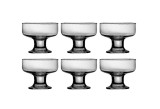 Set 6 cupe inghetata, Ice-Cream Cup, 41016, transparent, 265 ML